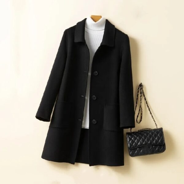 Double-sided Cashmere Woolen Coat - Image 5