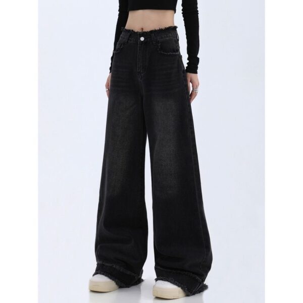 Fashion Loose Cool Wide-leg Jeans Women - Image 4