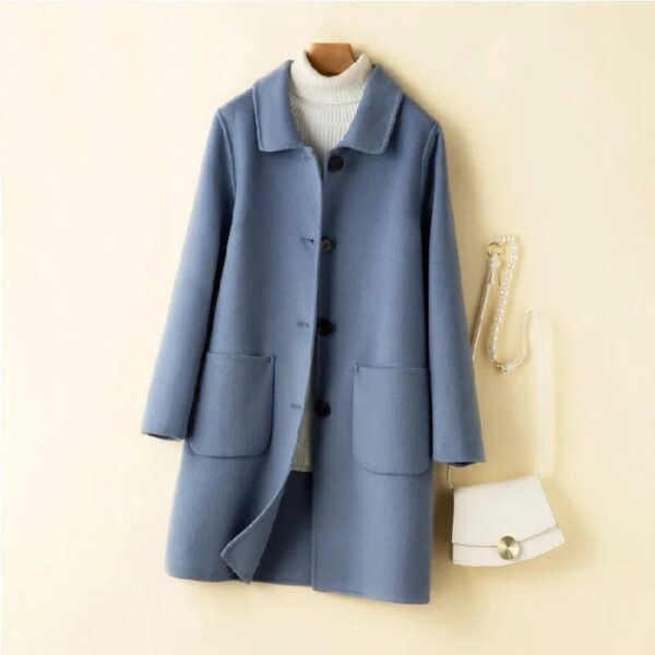 Double-sided Cashmere Woolen Coat - Image 2