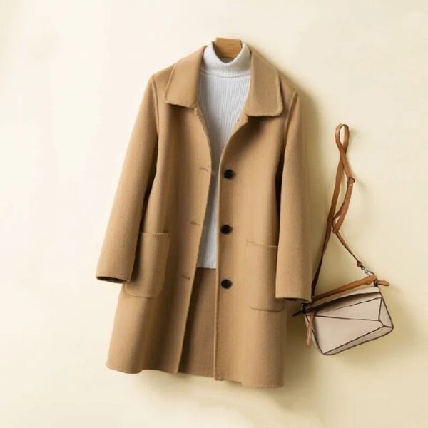 Double-sided Cashmere Woolen Coat - Image 3