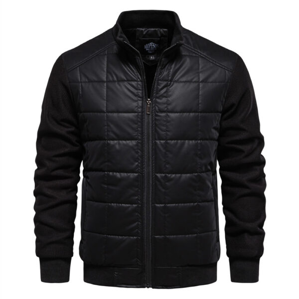 Fashion Stitching Coat Men's Clothing - Image 4