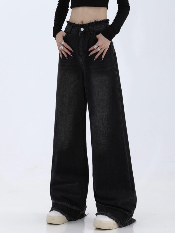 Fashion Loose Cool Wide-leg Jeans Women - Image 2