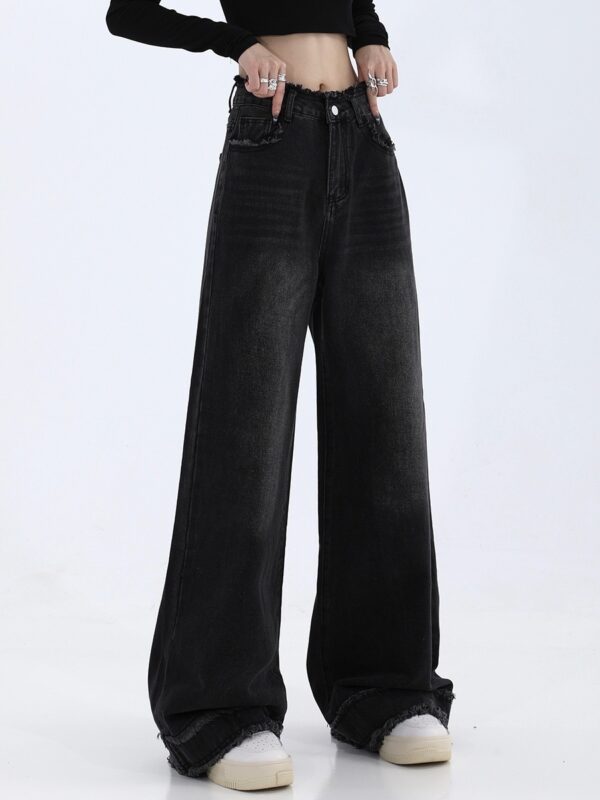 Fashion Loose Cool Wide-leg Jeans Women - Image 5