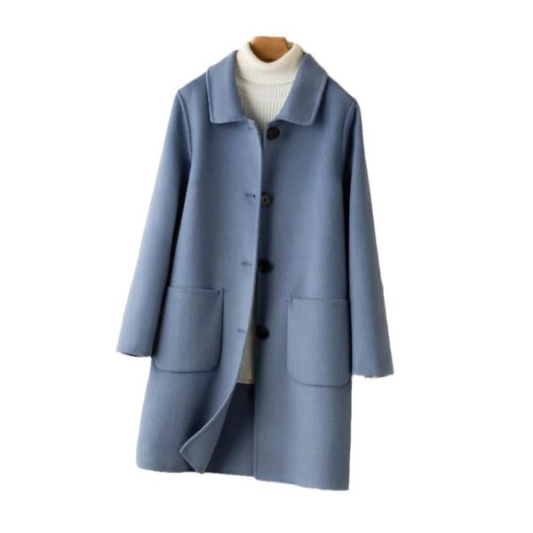 Double-sided Cashmere Woolen Coat - Image 4