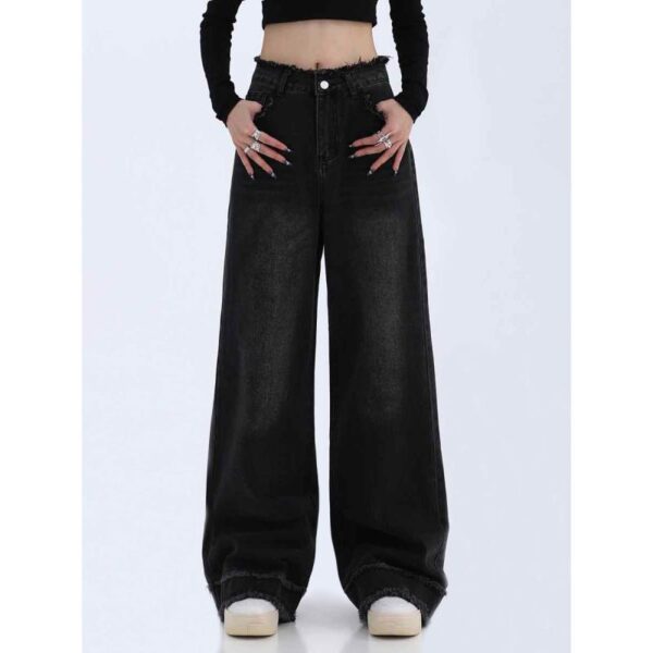 Fashion Loose Cool Wide-leg Jeans Women - Image 7